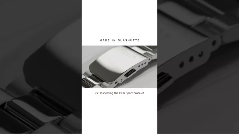 Discovering the Perfect NOMOS GLASHÜTTE Watch Bracelet