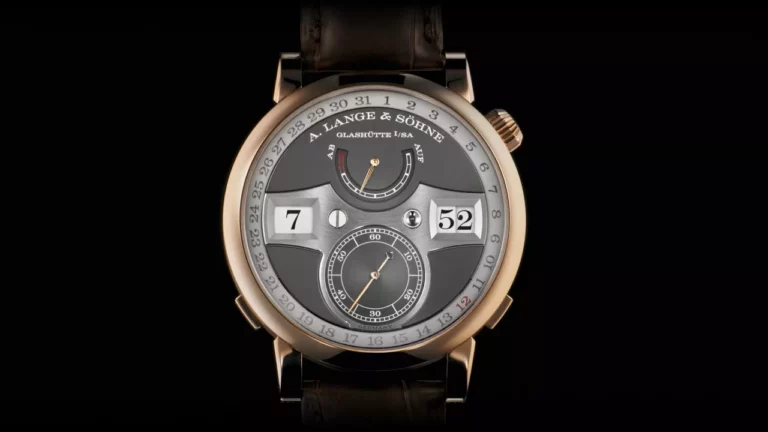 A Lange And Sohne Zeitwerk Date In 750 Pink Gold Technical Mastery