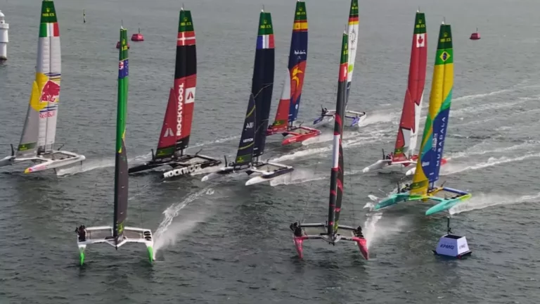 Martine Grael Makes Historic Debut In 2025 Rolex SailGP Championship