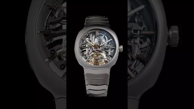 H Moser And Cie Streamliner Tourbillon Skeleton Embraces Minimalism