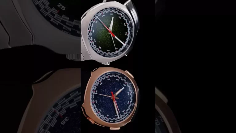 H Moser & Cie Streamliner Flyback Chronograph With Two Tone Fume Dial