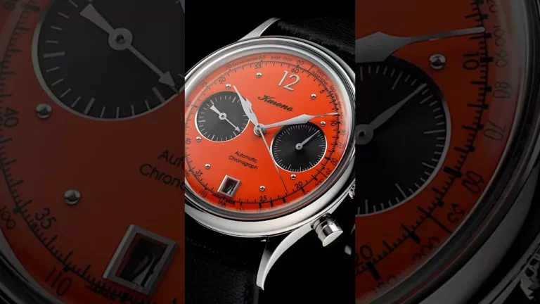 Exploring the Exclusive Vermilion Chronograph from KURONO TOKYO