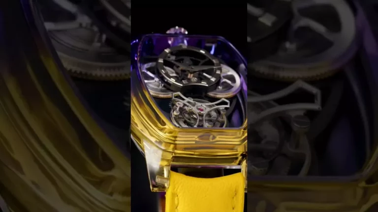 Artya Curvy Purity Tourbillon NanoSaphir Bicolor Yellow And Purple