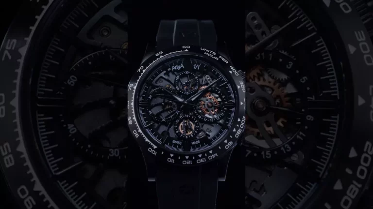 Artya Luminity Chrono Steel Black Combines Style And Precision