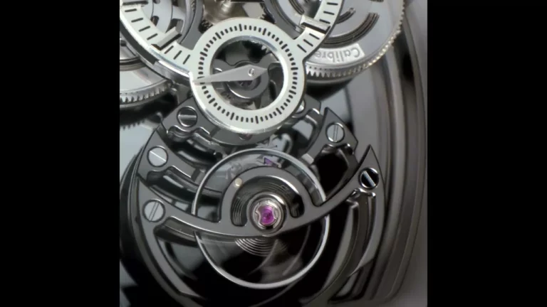 ARTYA Purity Curvy HMS Titanium Mirror Watch With Skeleton Dial