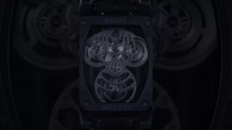 ARTYA Purity Curvy HMS Titanium Skeleton Timepiece With Swiss Movement