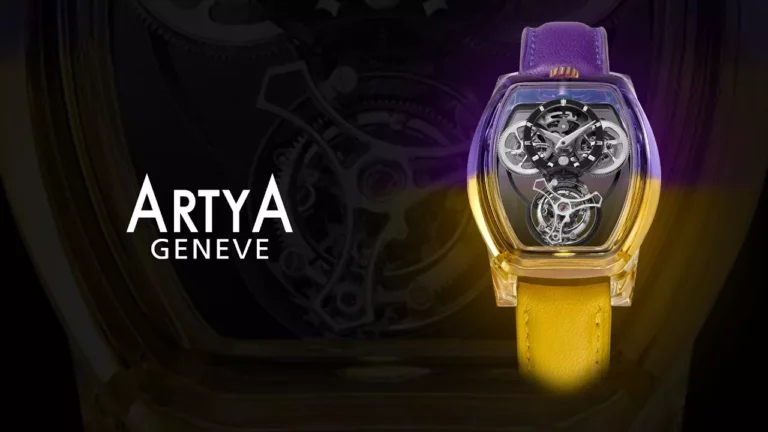 ARTYA Curvy Purity Tourbillon NanoSaphir Bicolor Purple And Yellow