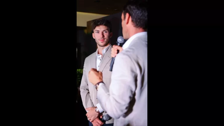 H Moser and Cie Watches Shine in Singapore with Pierre Gasly