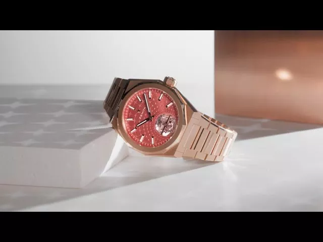 Elegant Zenith Defy Skyline Tourbillon In Rose Gold