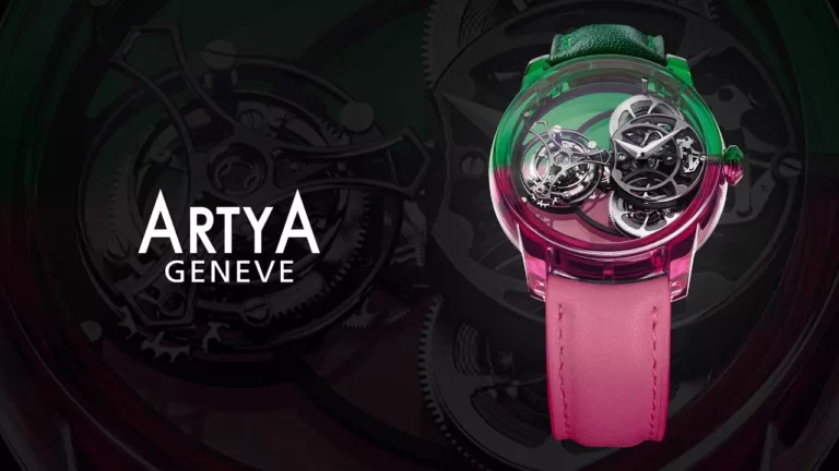 ARTYA Tiny Purity Tourbillon NanoSaphir Bicolor Green And Pink