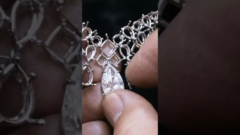 Harry Winston Diamond Cascading Necklace Exudes Timeless Elegance