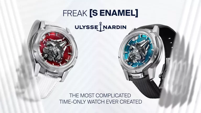 Discover the ULYSSE NARDIN Freak [S ENAMEL] – Red & Blue Editions