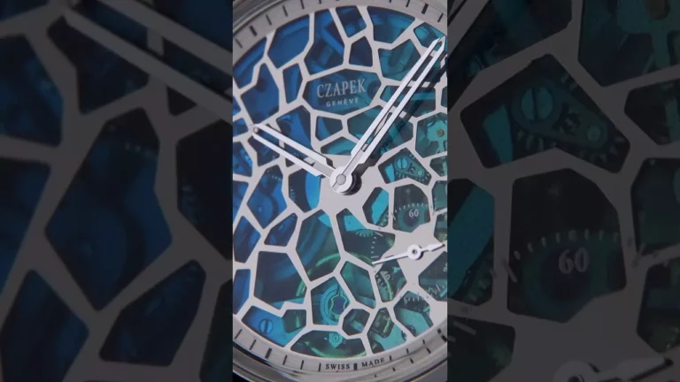 Discover the Elegance of CZAPEK Antarctique Plique-à-Jour Polar Blue