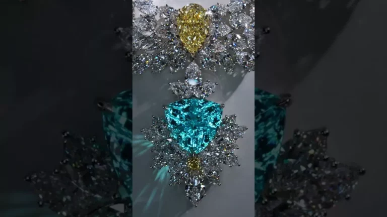 Electric Blue Paraiba Tourmaline Necklace by Harry Winston