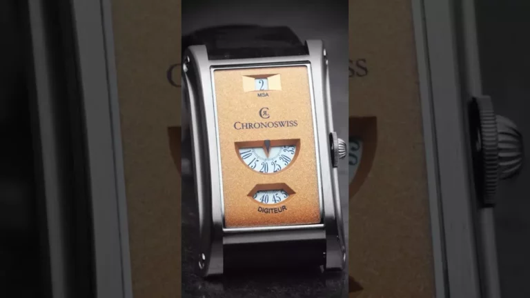 Experience the Chronoswiss Neo Digiteur with Its Unique Digital Display