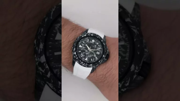 ArtyA White Forged Carbone Luxury Swiss Timepiece