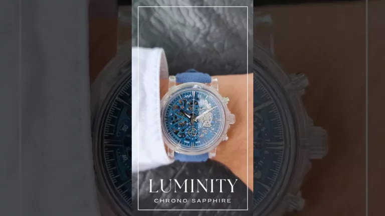 Artya Luminity Chrono Sapphire Full Skeleton Blue Precision Timepiece