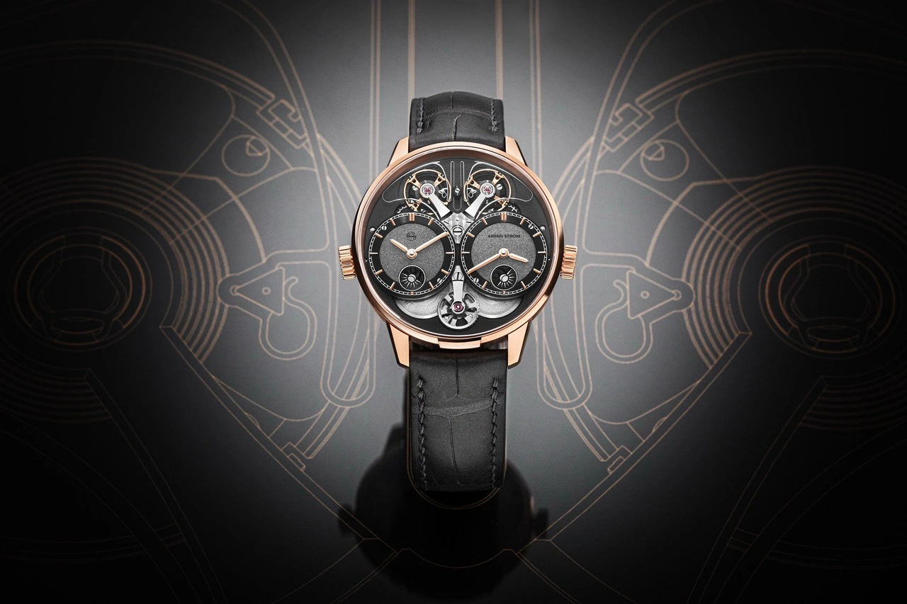 Armin Strom Dual Time GMT Resonance Rose Gold
