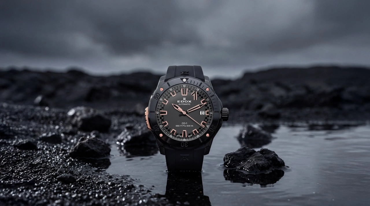 NEW EDOX - Edox CO-1 Bezel Lock Automatic – The Water Champion Refined