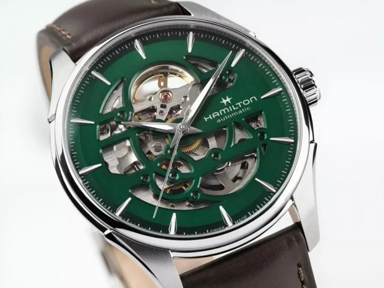 HAMILTONWATCH - Hamilton / Jazzmaster Skeleton 40mm Empire Green
