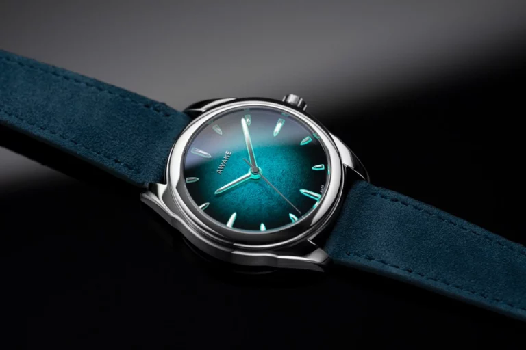 AWAKE WATCHES - AWAKE / Sơn Mài Silver Leaf « Atlantis Blue »