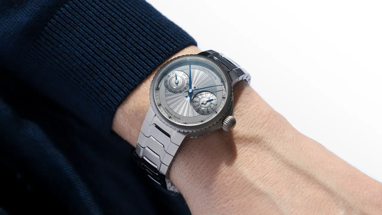 CHRONOSWISS - Pulse Gmt Silver Guilloche