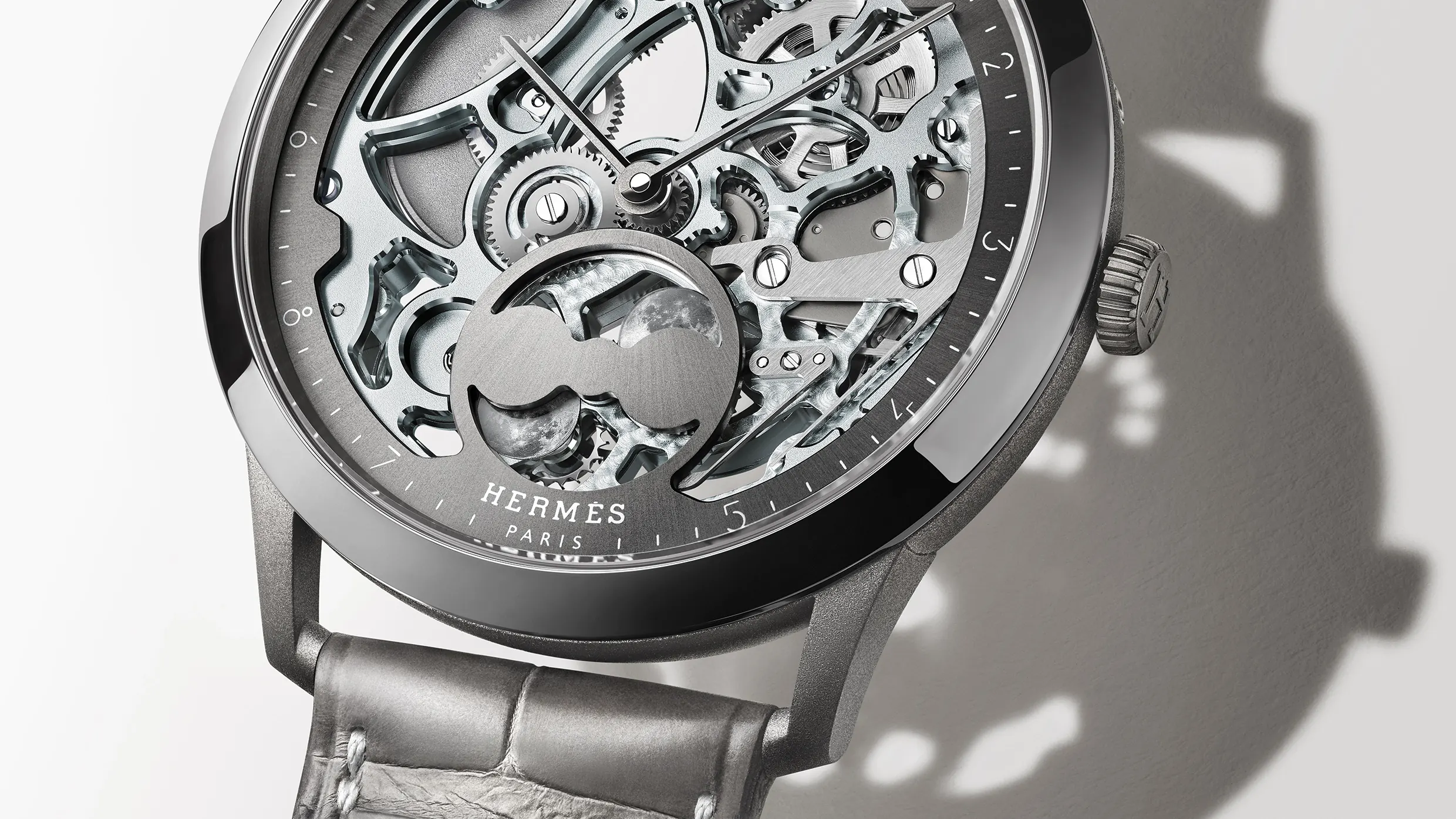 HERMES - Slim d Hermes Squelette Lune