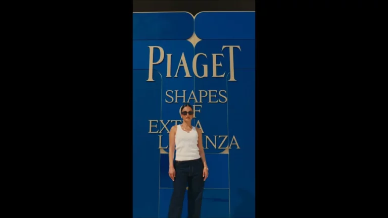 PIAGET - Amina Muaddi Showcases the Shapes of Extraleganza High Jewelry in Abu Dhabi