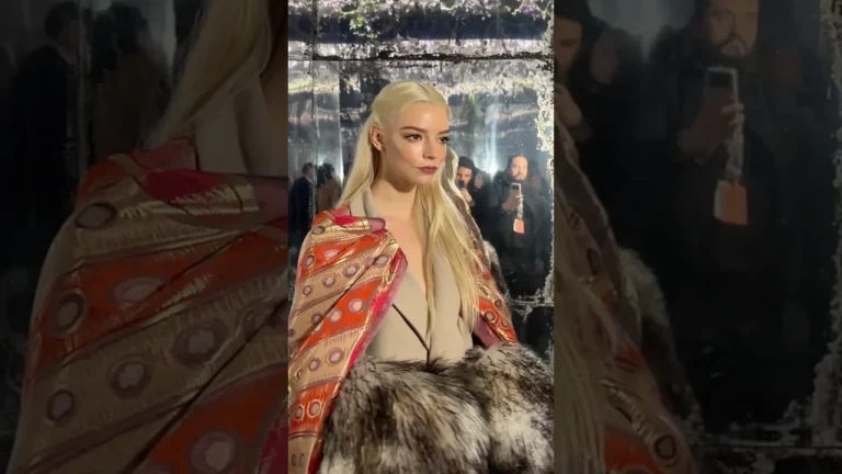 DIOR - Anya Taylor-Joy’s Stunning Appearance at the Spring Summer 2026 Dior Couture Show