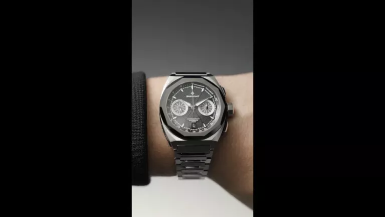 BREMONT - The Supernova Chronograph on an integrated bracelet.