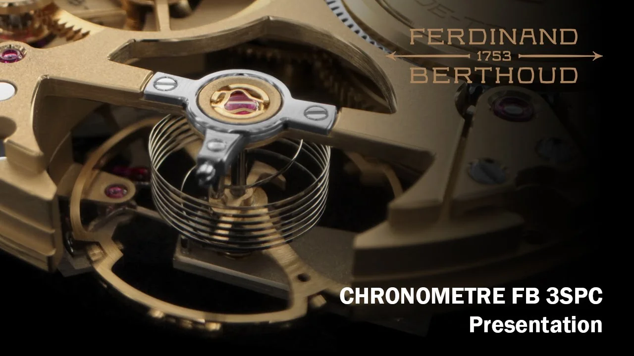 FERDINAND BERTHOUD'S - Discover the Chronomètre FB 3SPC by Ferdinand Berthoud