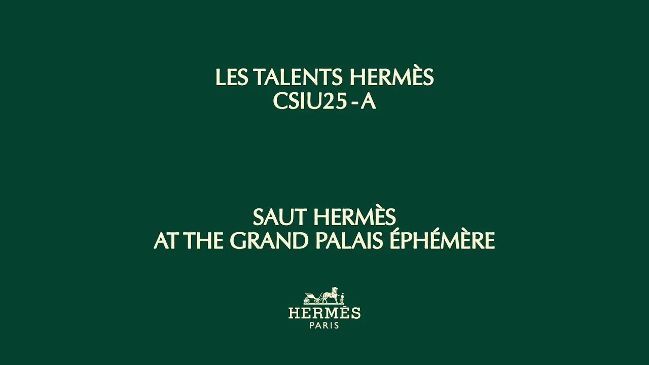 HERMÈS - Discover the Elegance of Saut Hermès 2023 and the CSIU25-A Model