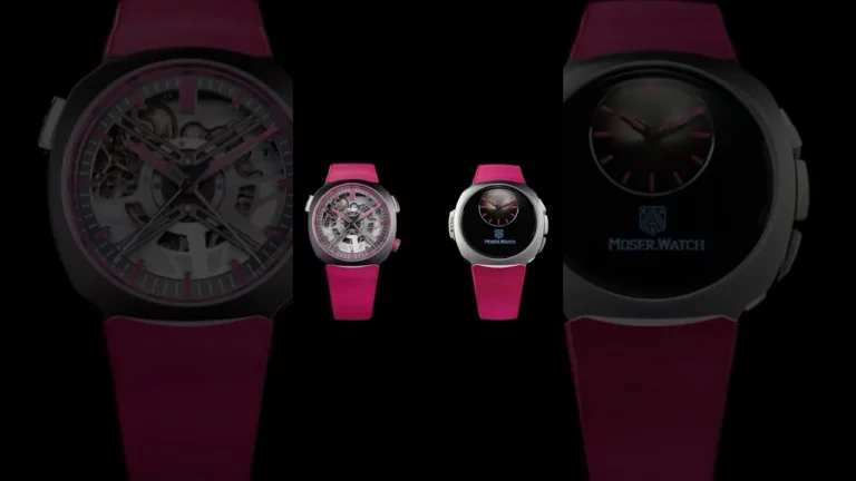 H. MOSER & CIE - Discover the Elegance of the H. Moser & Cie Streamliner Alpine Drivers and Mechanics Pink Editions
