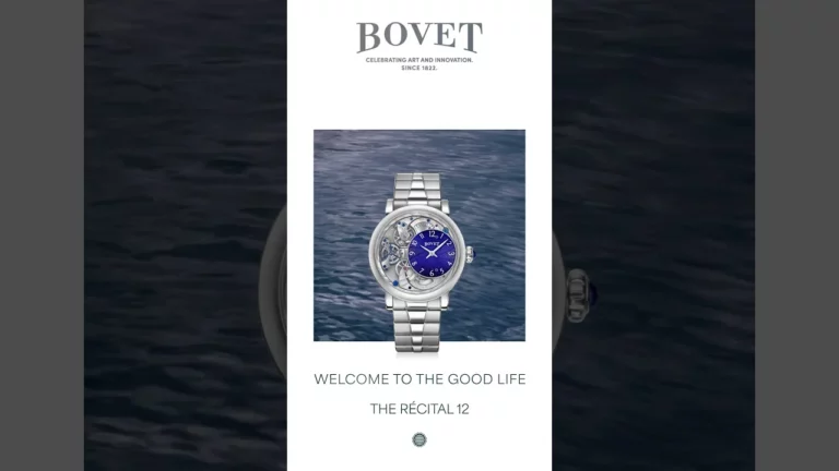 BOVET - Discover The Elegance of The Récital 12 Blue by BOVET