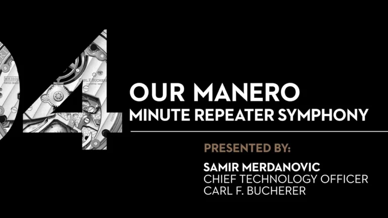 CARL F. BUCHERER - Discover the Timeless Elegance of the Manero Minute Repeater Symphony