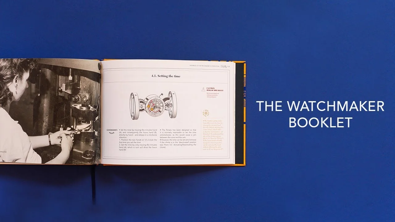 MAISON ALCÉE - Discover The Watchmaker Booklet Included In The Persée Boxset