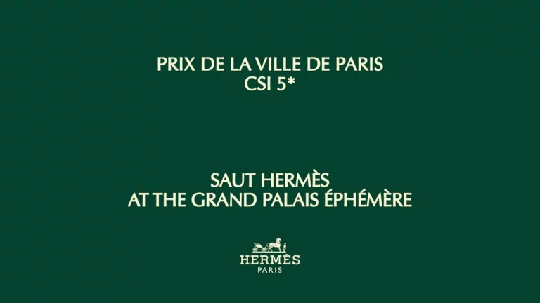 HERMÈS - Elegance and Equestrian Excellence at Saut Hermès 2023