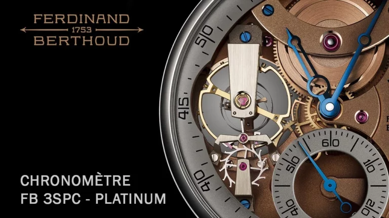FERDINAND BERTHOUD'S - Exploring the Elegance of the Chronomètre FB 3SPC – Platinum Edition