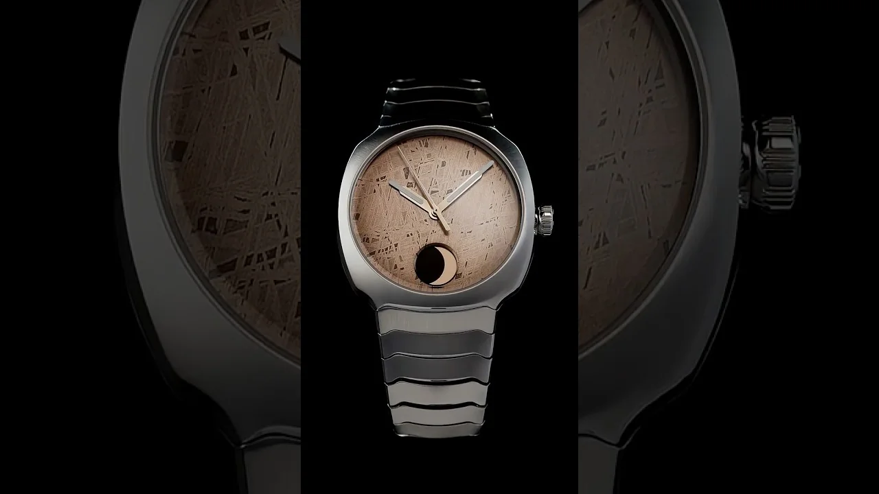 H. MOSER & CIE - H Moser Cie Streamliner Perpetual Moon Concept Meteorite