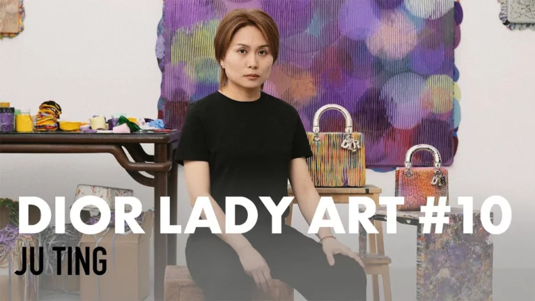 DIOR - Ju Ting Elevates Lady Dior Art With Sculptural Brushwork