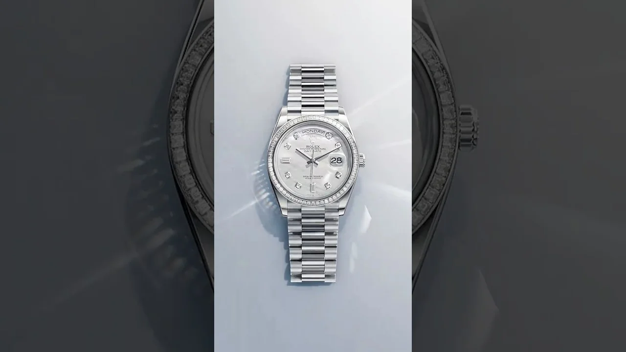 ROLEX - The Rolex Day-Date: A Horological Marvel of Midnight