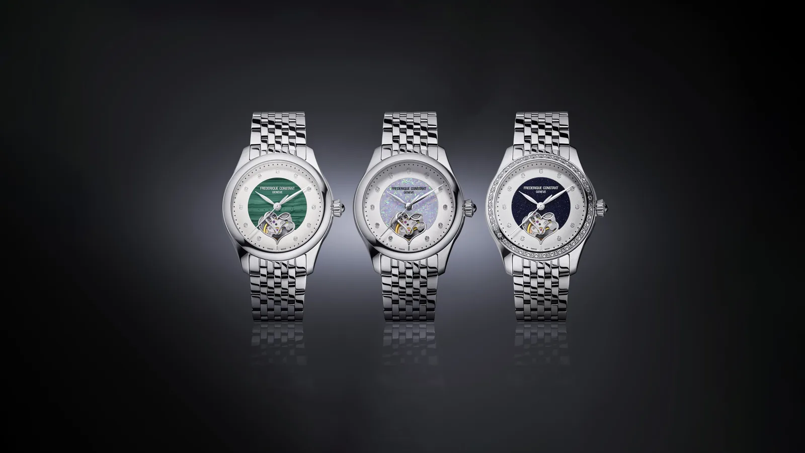 FREDERIQUE CONSTANT - Classics Ladies Automatic Double Heart Beat
